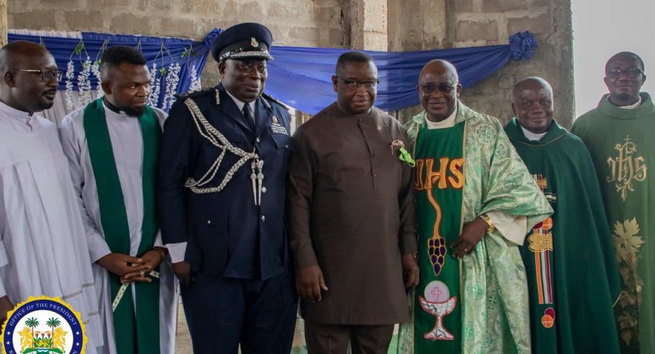 President Julius Maada Bio Graces Maiden Thanksgiving Service of The Sierra Leone Police