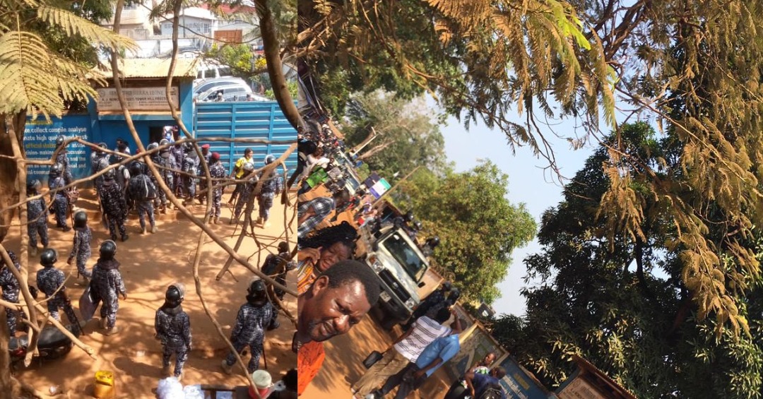 Heavy Police Presence as Statistics Sierra Leone Fails to Pay Mid-Term Census Field Workers