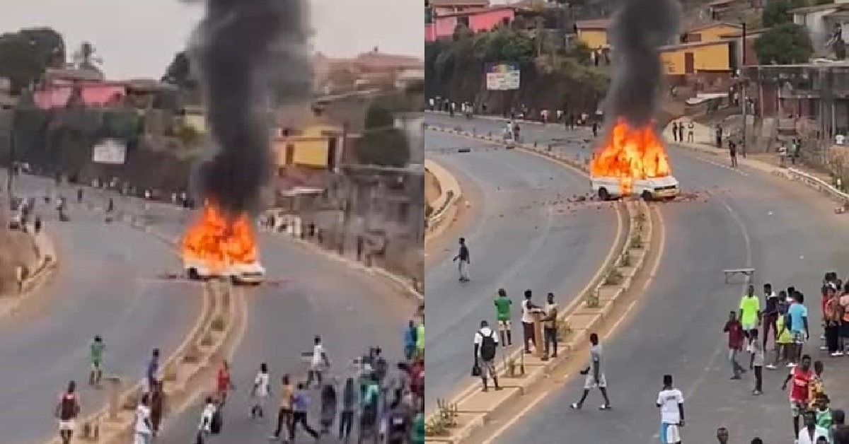 Tragedy as Speeding Vehicle Crushes 2 Leone Stars Supporters to Death in Freetown While Celebrating