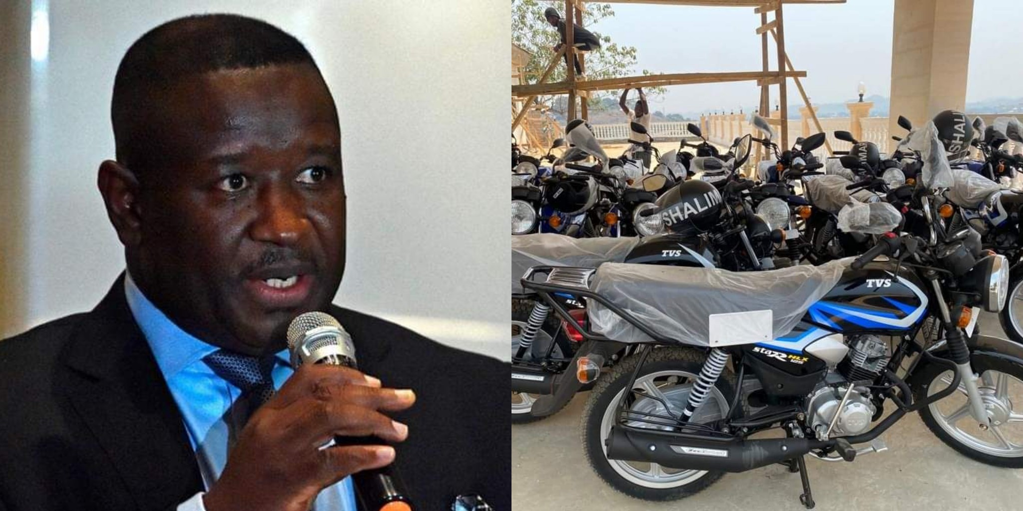 President Bio Donates 20 Motor Bikes to SLPP Chairman in Kono