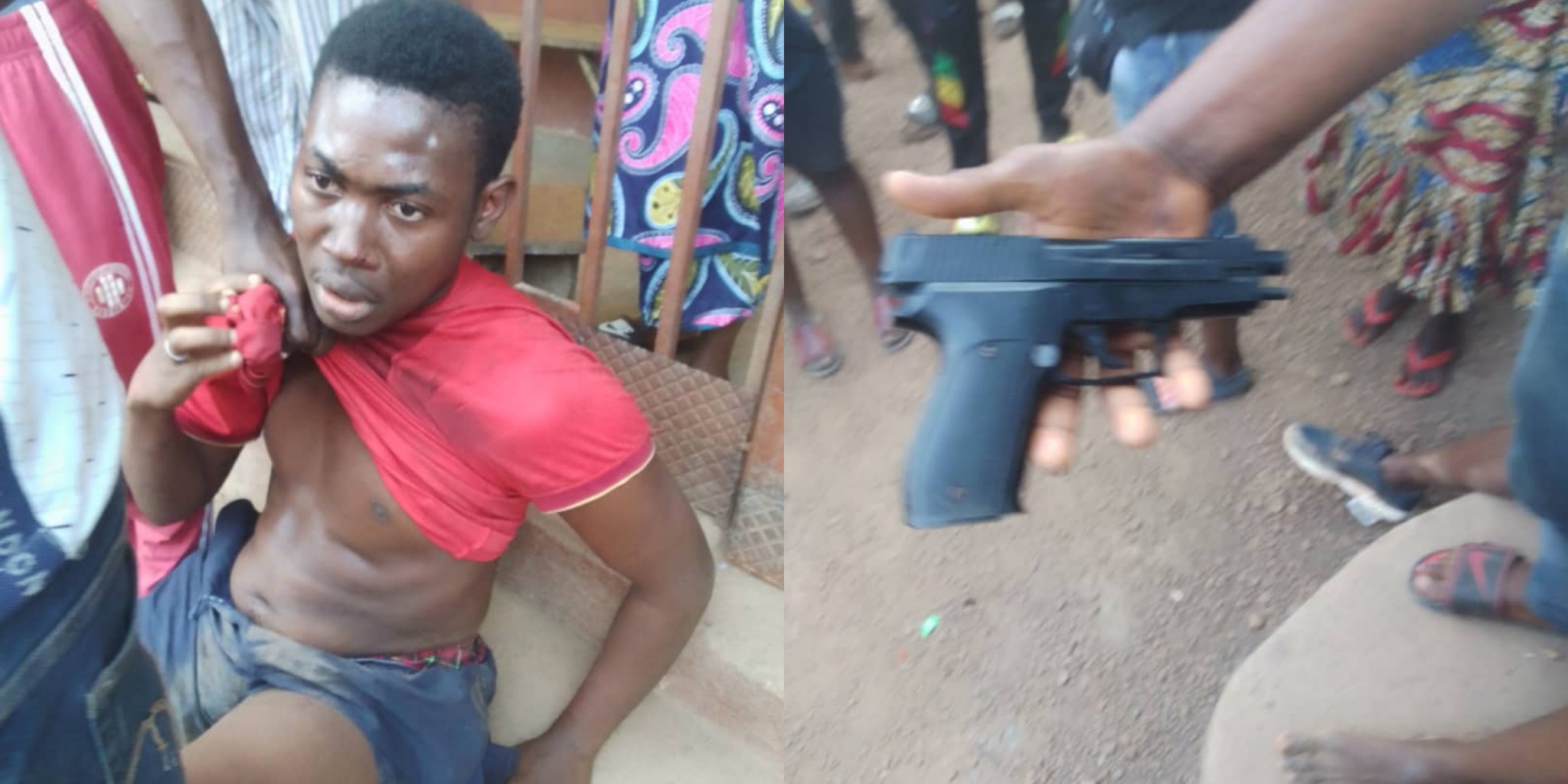 Alleged UNIMAK Law Student Caught With Pistol at Makeni