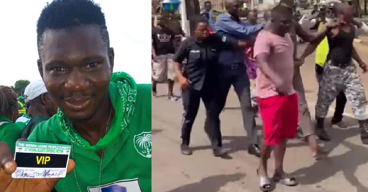 Sierra Leone Police Reveals How ‘Arata Paopa’ Was Arrested With Cutlass, Knife