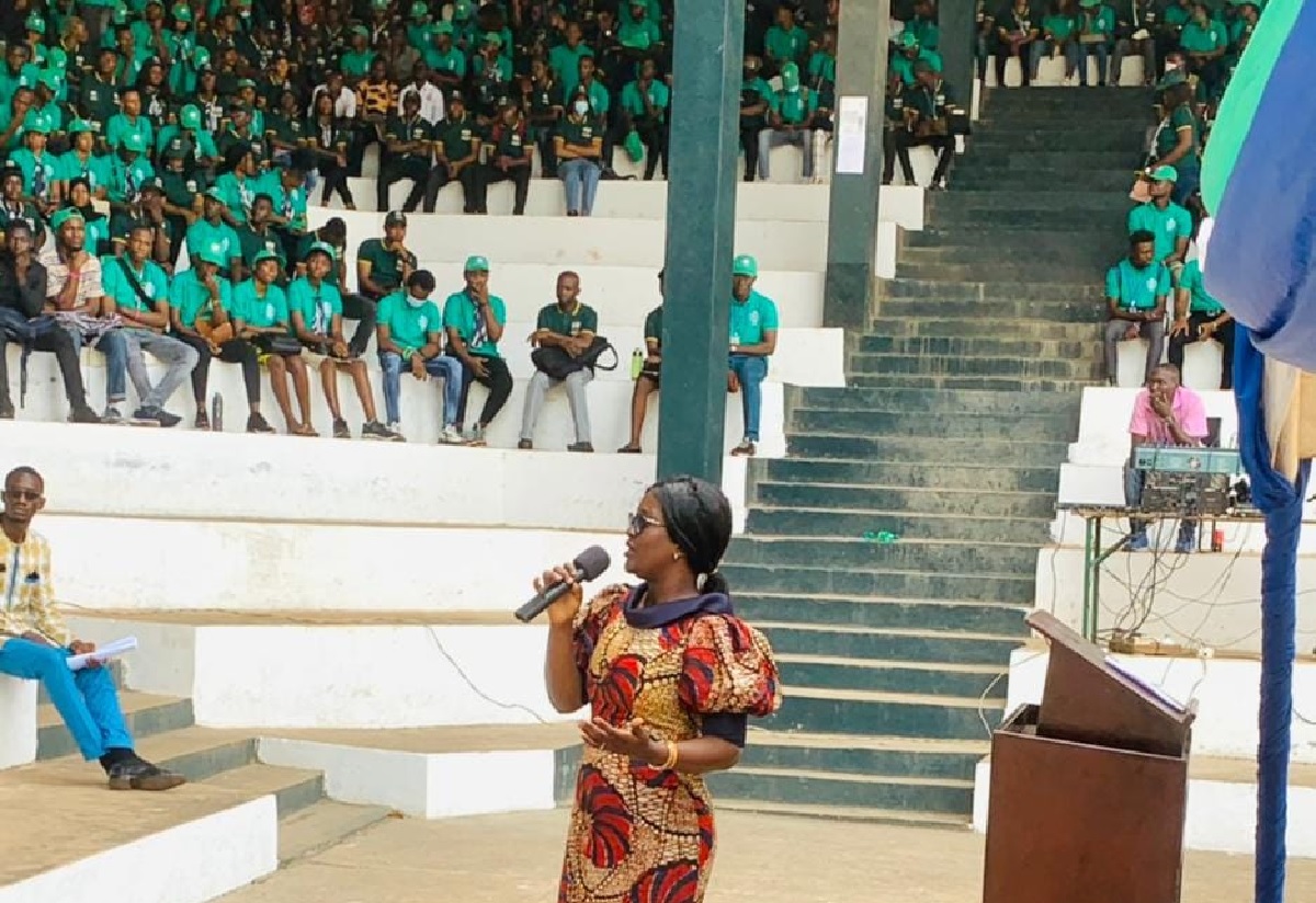 FBC Student Union President, Adama Sillah Inspires Freshmen of The University