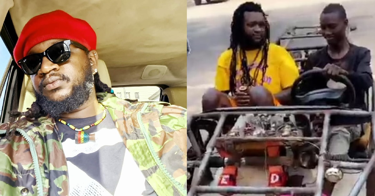 “Let’s go And Die Once And For All” – Boss La Gives up as He Joins a Sierra Leonean Innovator to Test The Vehicle He Made From Scraps