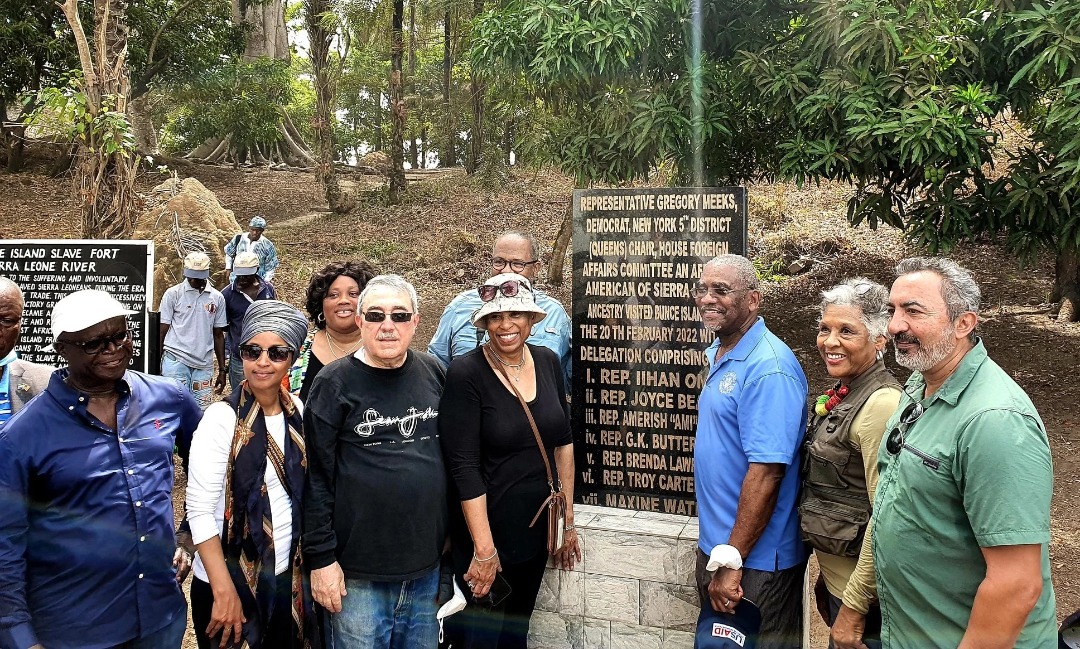 High Level US Congressional Delegation Makes Historic Visit to Bunce Island