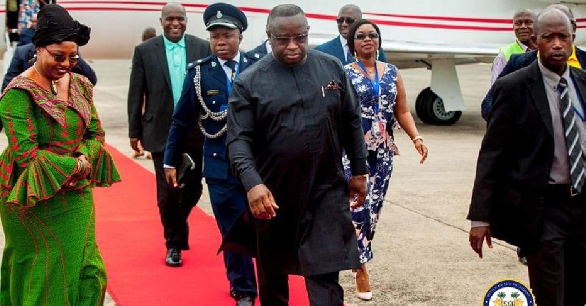 President Bio Departs For Brussels For EU And AU Summit