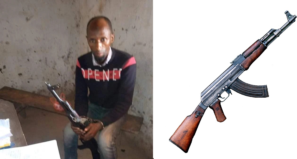 Man Arrested With Loaded AK-47 Gun, Pistol in Falaba