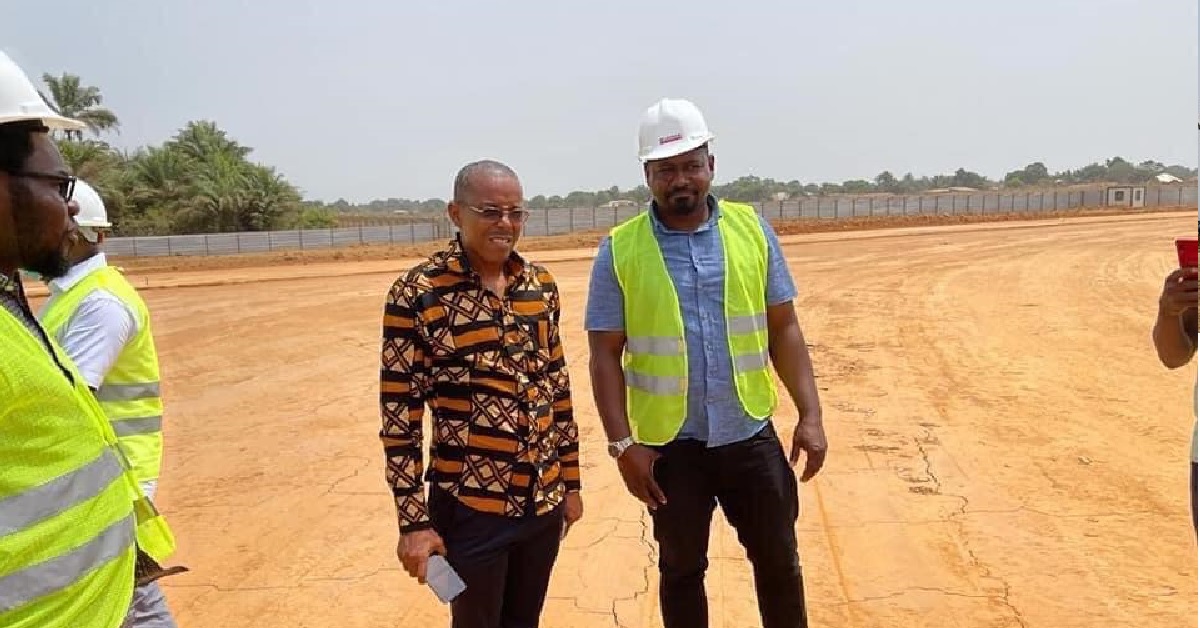 Lands Minister, Dr Turad Senessie Assesses New Lungi Airport Project