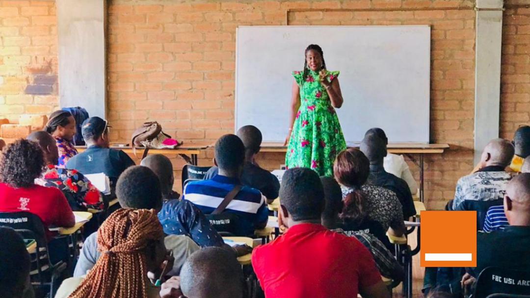 Orange Sierra Leone CEO, Aminata Kane Lectures Students on Entrepreneurship And Innovation