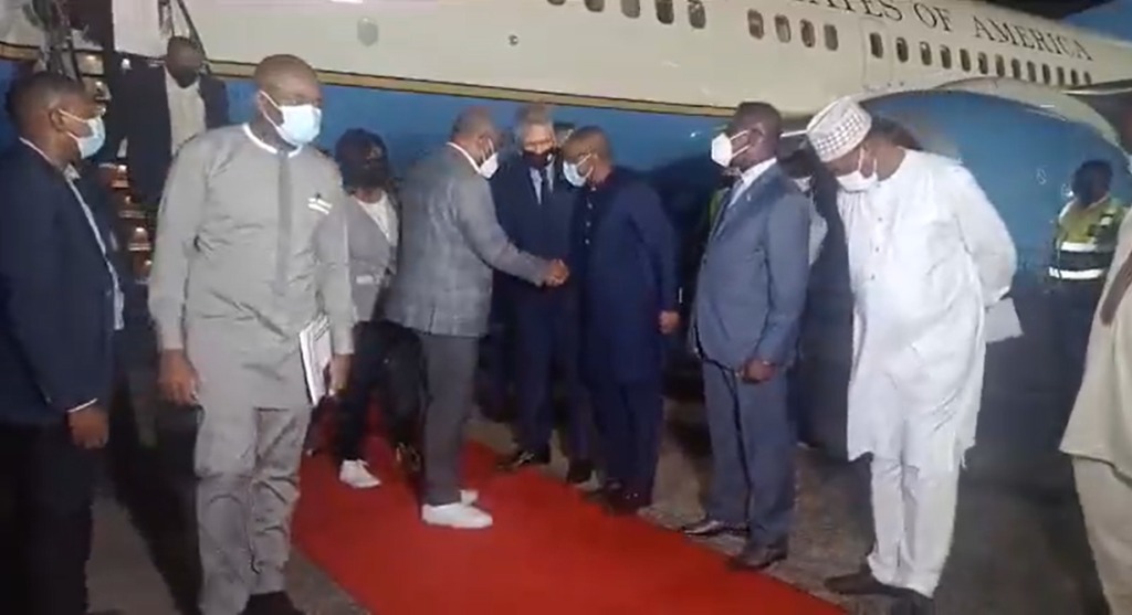 United States Congressional Delegation Arrive in Freetown