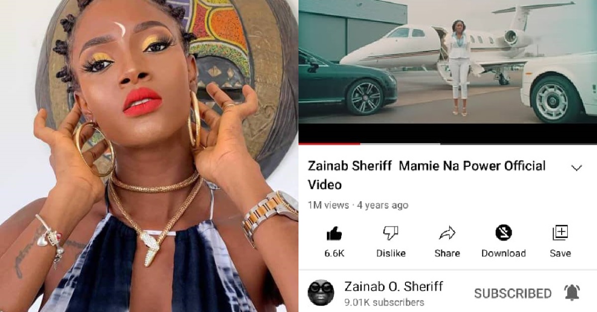 Zainab Sheriff’s ‘Mamie Na Power’ Surpasses 1 Million Views on YouTube
