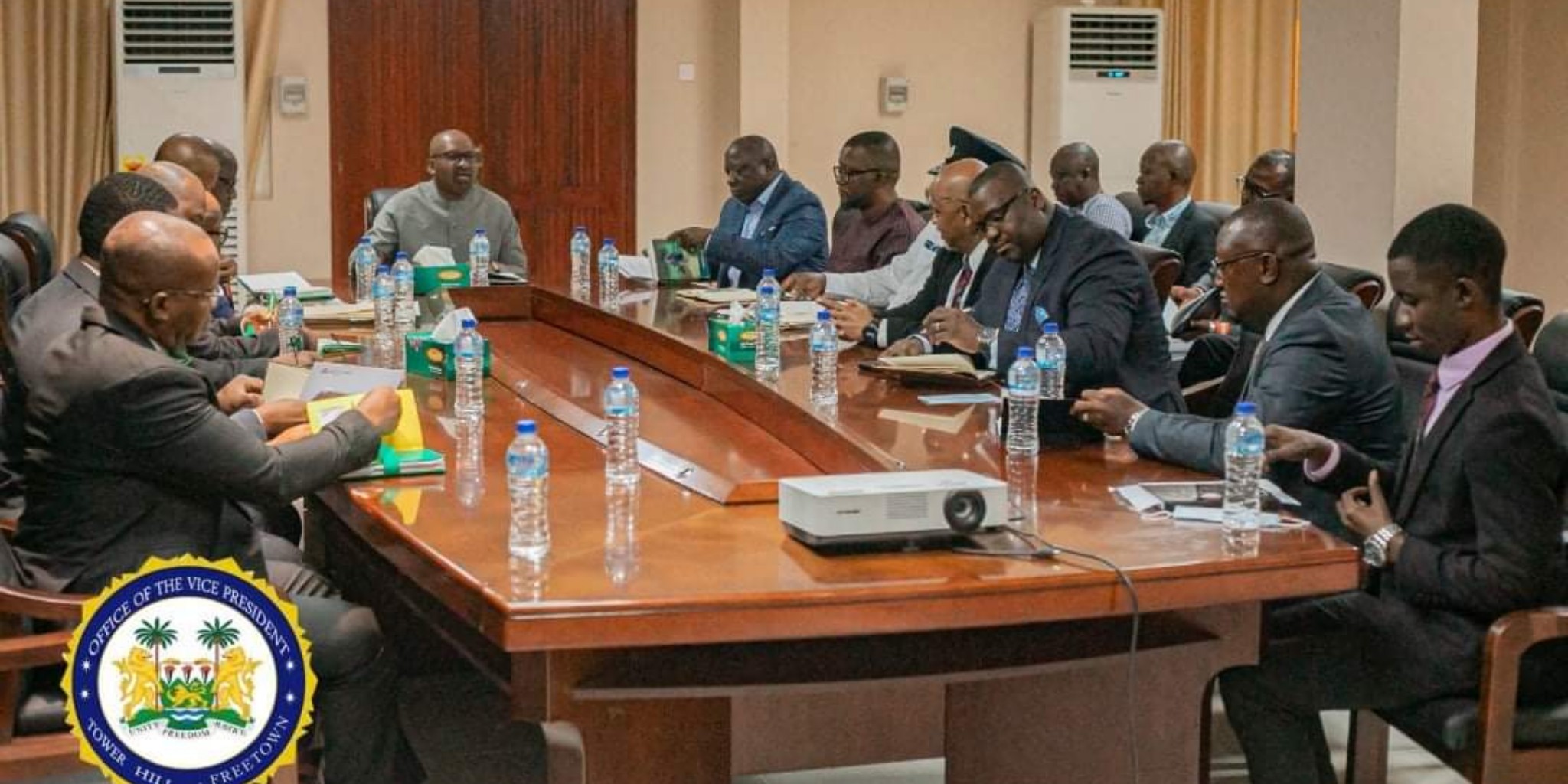 Vice President Juldeh Jalloh Engages Key Stakeholders in The Petroleum Sector