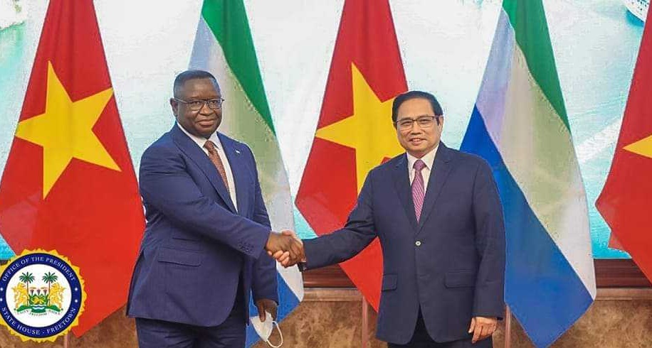 President Bio Meets President of Vietnam, Nguyen Xuan Phuc