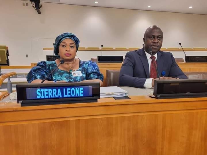 Gender Minister, Manty Tarawalli Presents Sierra Leone’s Gender Report to UN Commission on The Status of Women
