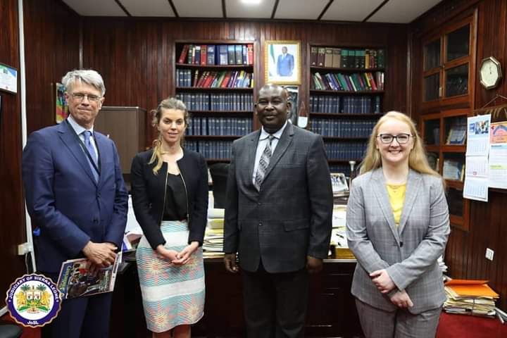 IMF Team Shower Praises on Chief Justice Babatunde Edwards 