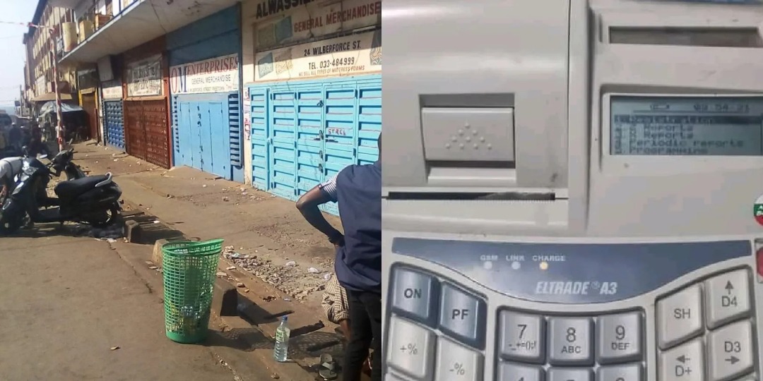 Freetown Traders Close Shops in Protest Against NRA Goods and Services Tax Electronic Cash Register