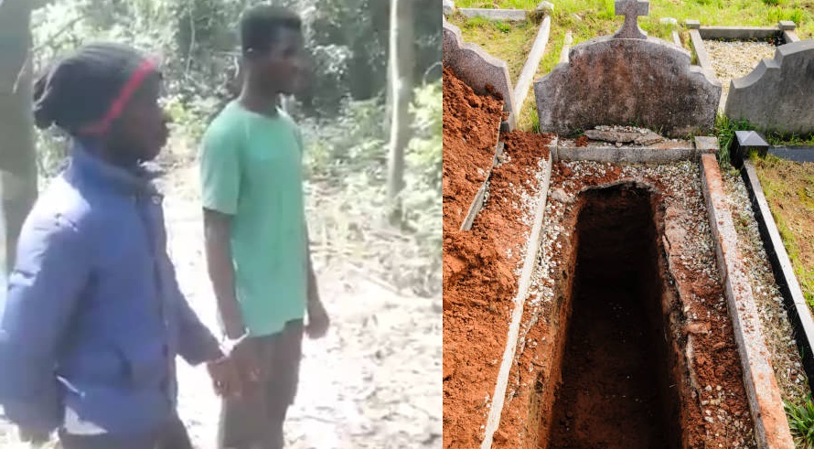 Two Men Caught Digging Grave of Late Manja After Being Paid Le35 Million to Remove Her Shroud