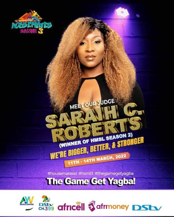 AYV And Africell Reveal The Second Judge For Housemate Salone Season 3