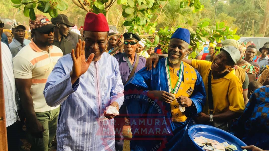 Samura Kamara Joins The People of Sanda Taindaren Chiefdom in The Home Coming Ceremony of P.C Kafoir 1