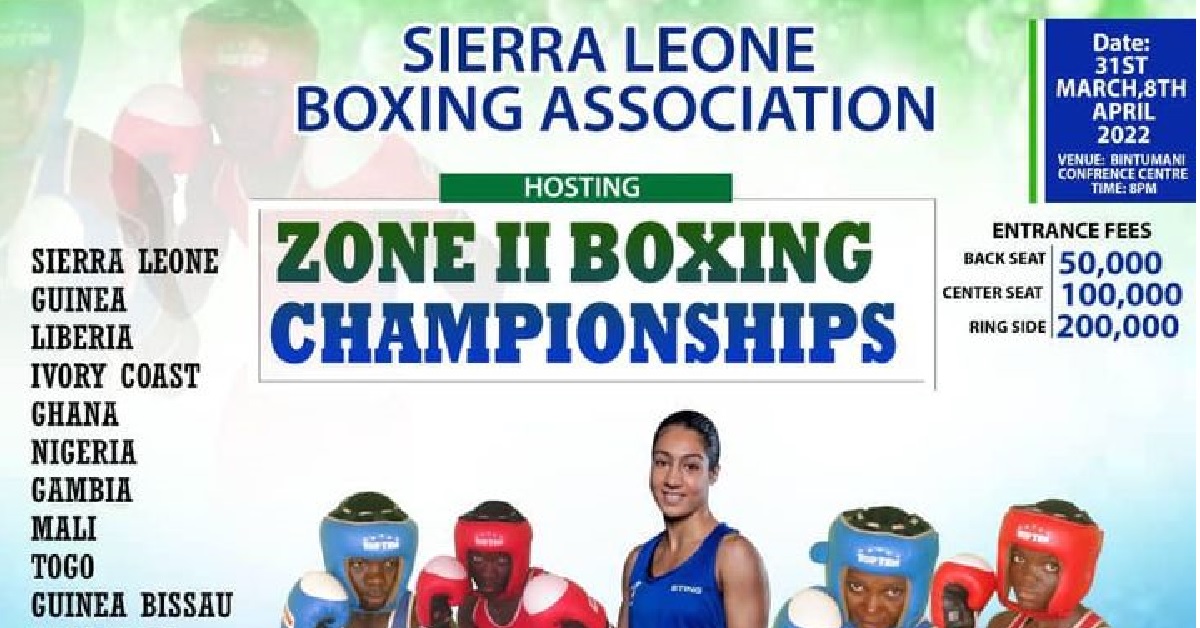 Sierra Leone Boxing Association Hosts Zone (2) Boxing Competition in Freetown