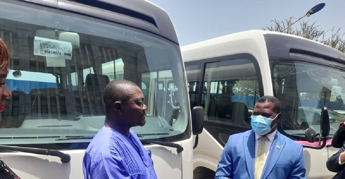 Chinese Embassy Boosts Sierra Leone Government With SUVs And Mini Buses