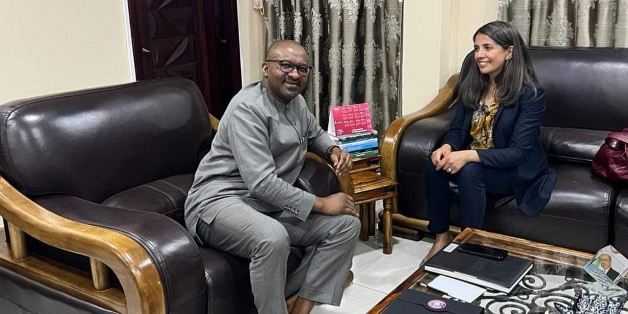 VP Jalloh Meets With British Global Ambassador for Human Rights, Lobby for More Support for CSOs