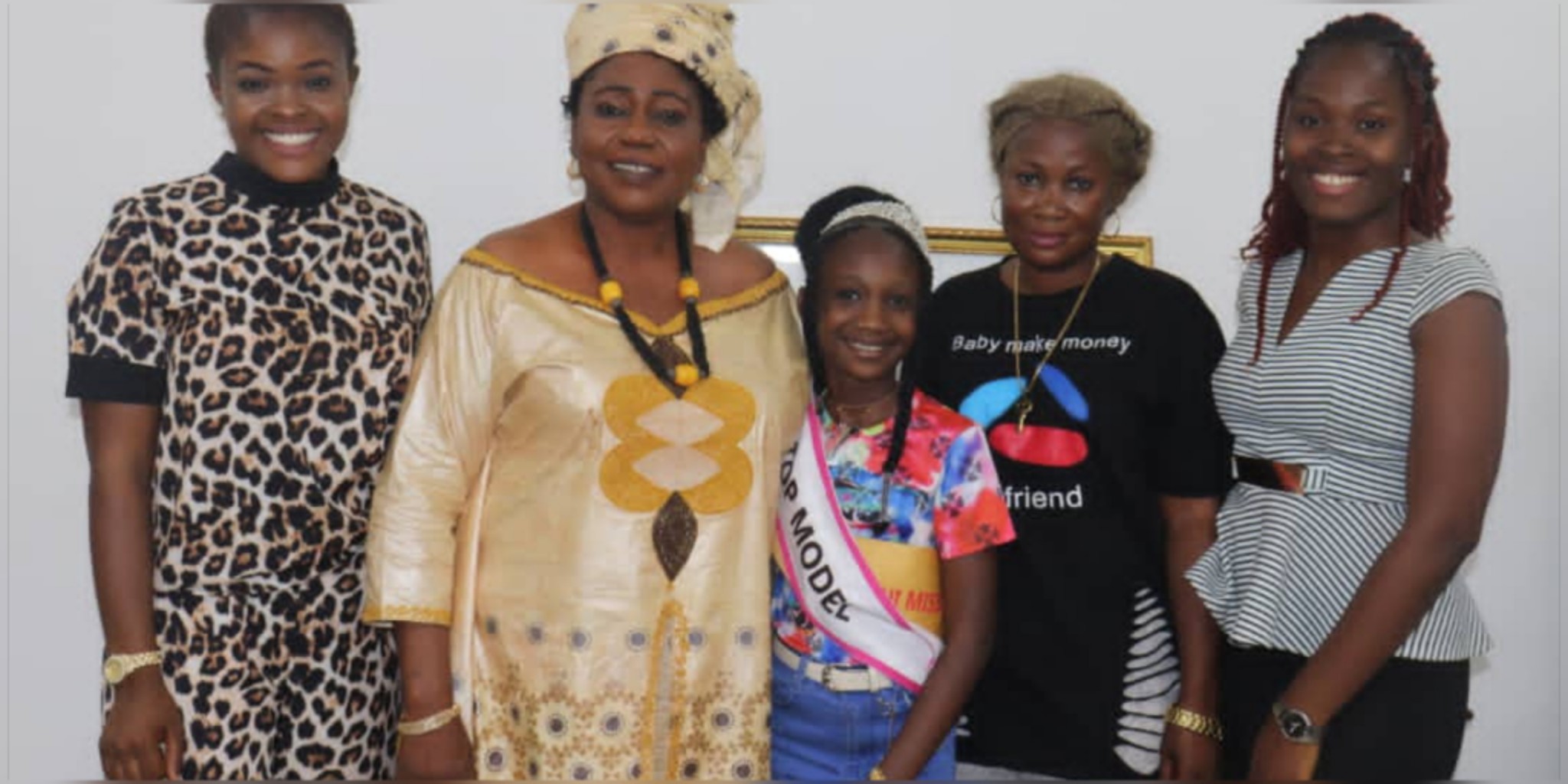 First Runner-up of Little Miss Africa, Treasure L. Kallon Receives Prestigious Award at Tourism Ministry Headquarter