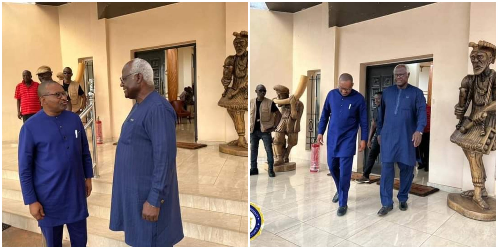 Vice President, Juldeh Jalloh Visits Ernest Bai Koroma in Makeni