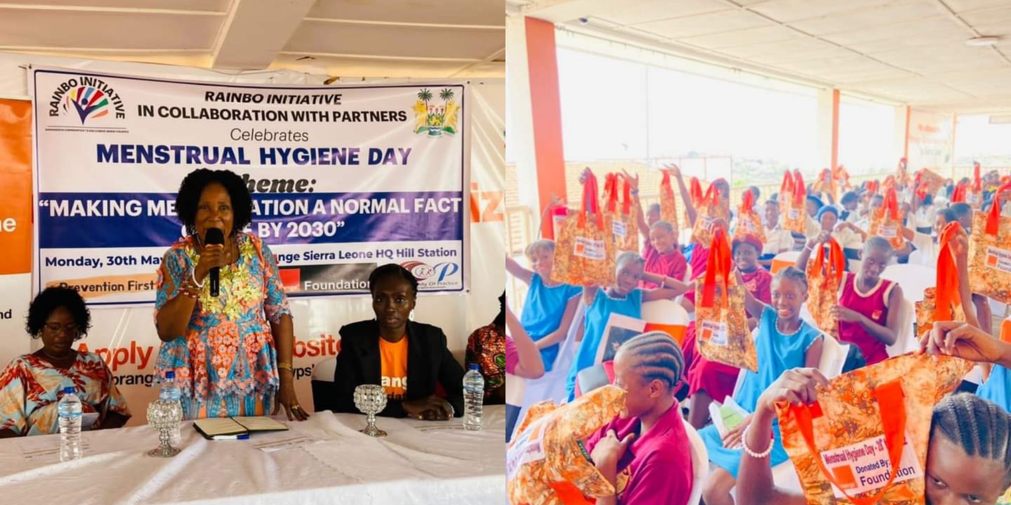 Orange Foundation Partners With Other Various Organizations to Raise Awareness on Menstrual Hygiene