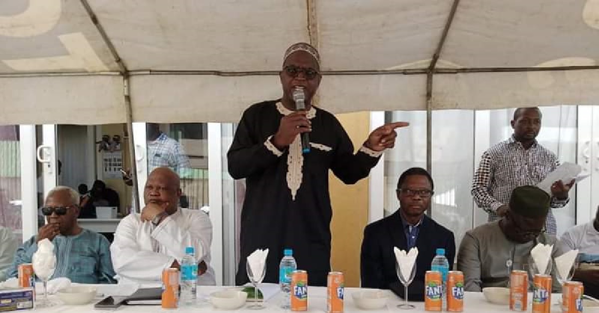 Alie Kabba at Official Opening of New Community Hospital in Kenema