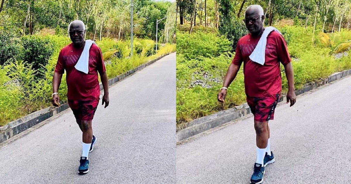 Former President Koroma Takes on Physical Exercise