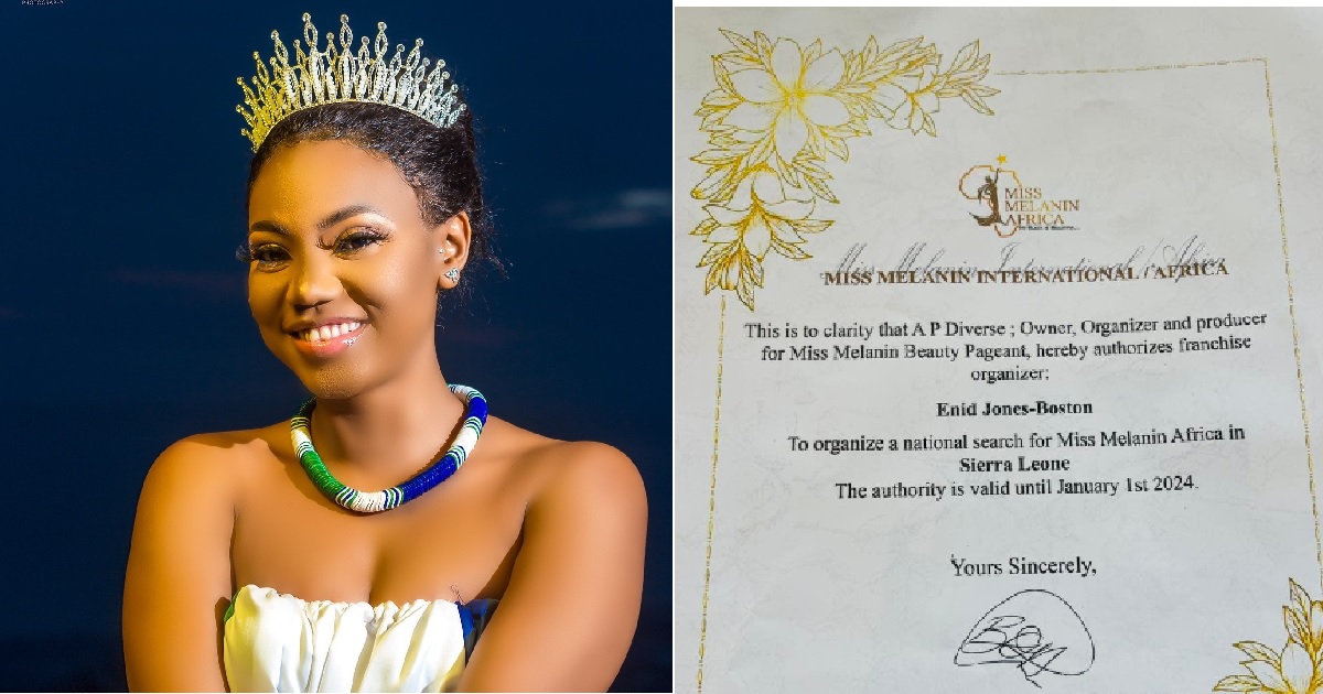 Enid Jones-Boston to Host Miss Melanin Africa in Sierra Leone