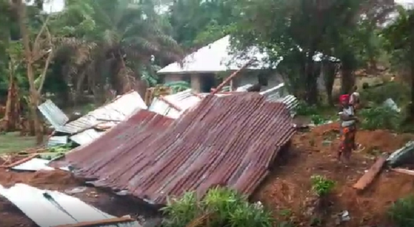 Heavy Rain Destroy Houses in 3 Mile