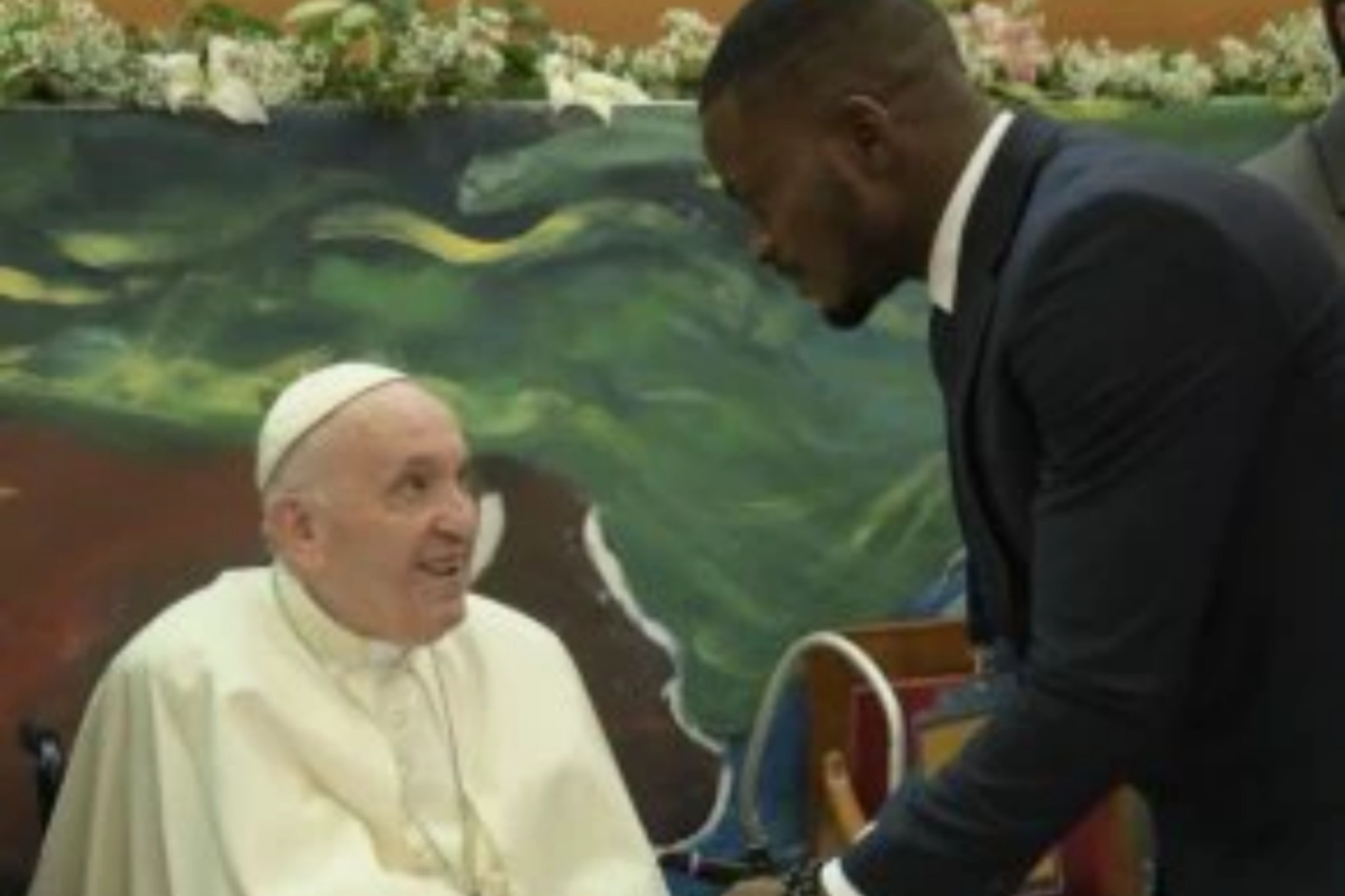 Sierra Leone Global Prize Winner, Jeremiah Thoronka Meets With The Pope