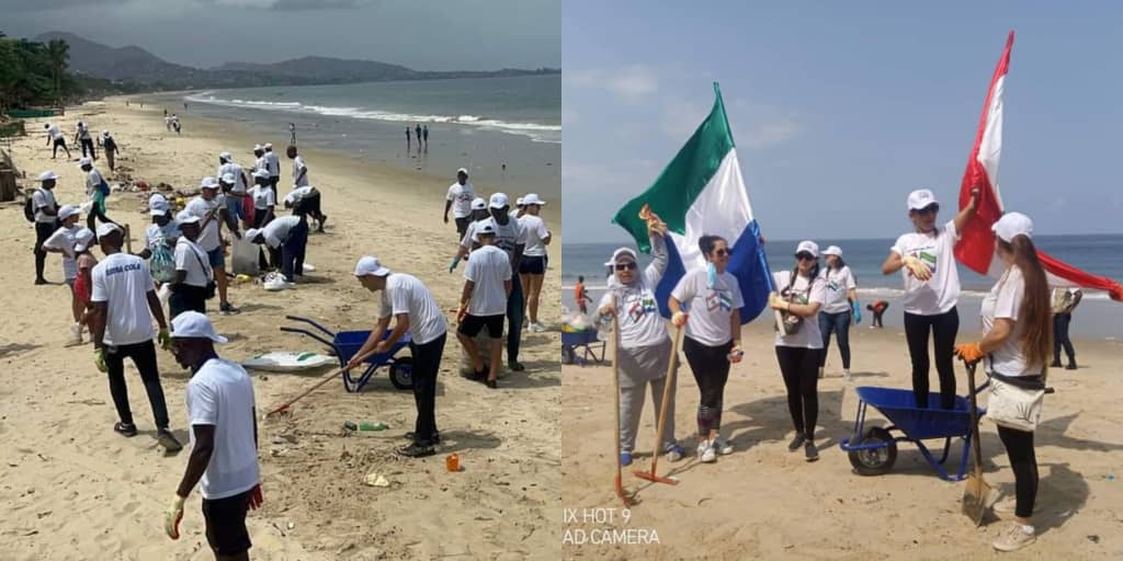 Lebanese Community in Sierra Leone Cleans Up Lumley, Aberdeen Beaches