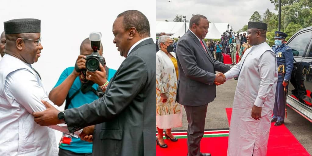 JUST IN: President Bio Meets With Kenyan President, Uhuru Kenyatta, Discusses Bilateral Relations