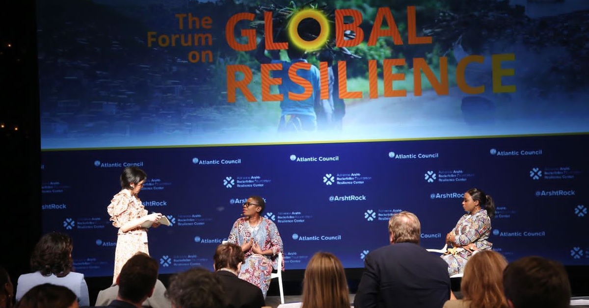 Mayor Aki-Sawyerr Speaks At Inaugural Forum On Global Resilience