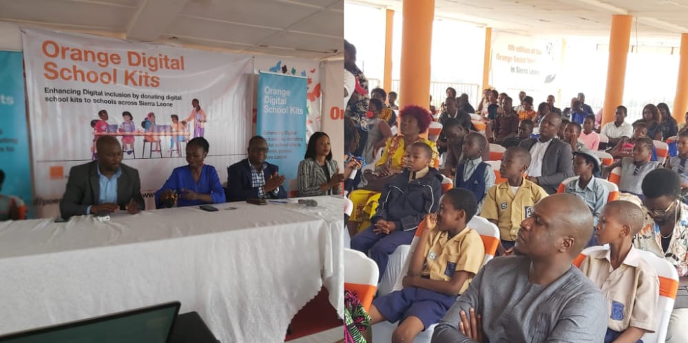 Orange Sierra Leone  Foundation Delivers Digital Learning Kits to Schools