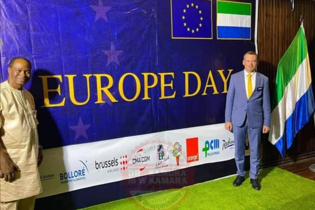 APC Presidential Hopeful, Samura Kamara Celebrates Europe Day With EU and US Ambassadors