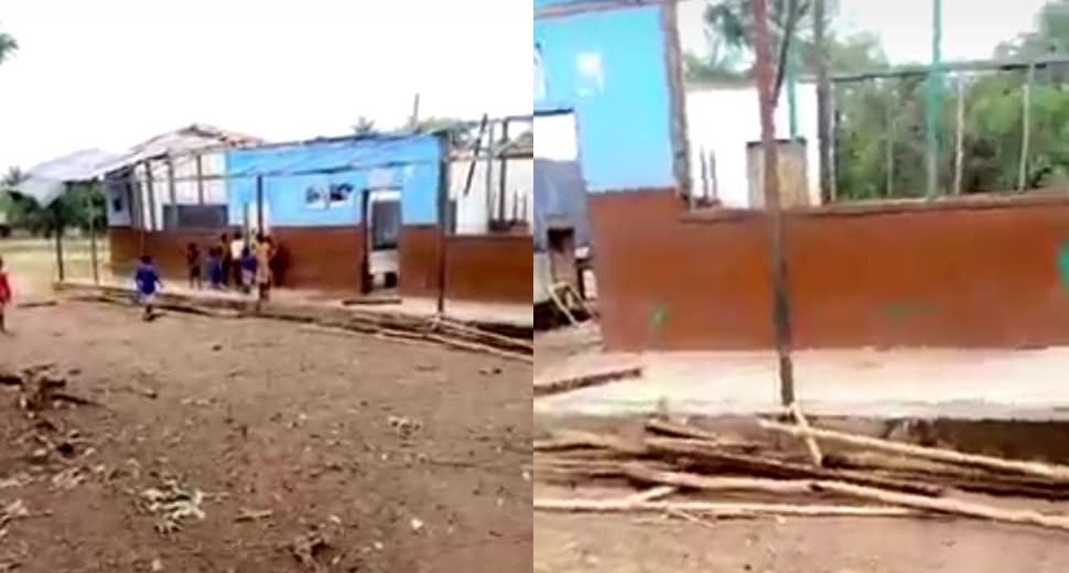Teachers Cries For Help as Wind Carts Away Roof of UMC School at Makorogba, Yoni Mabanta