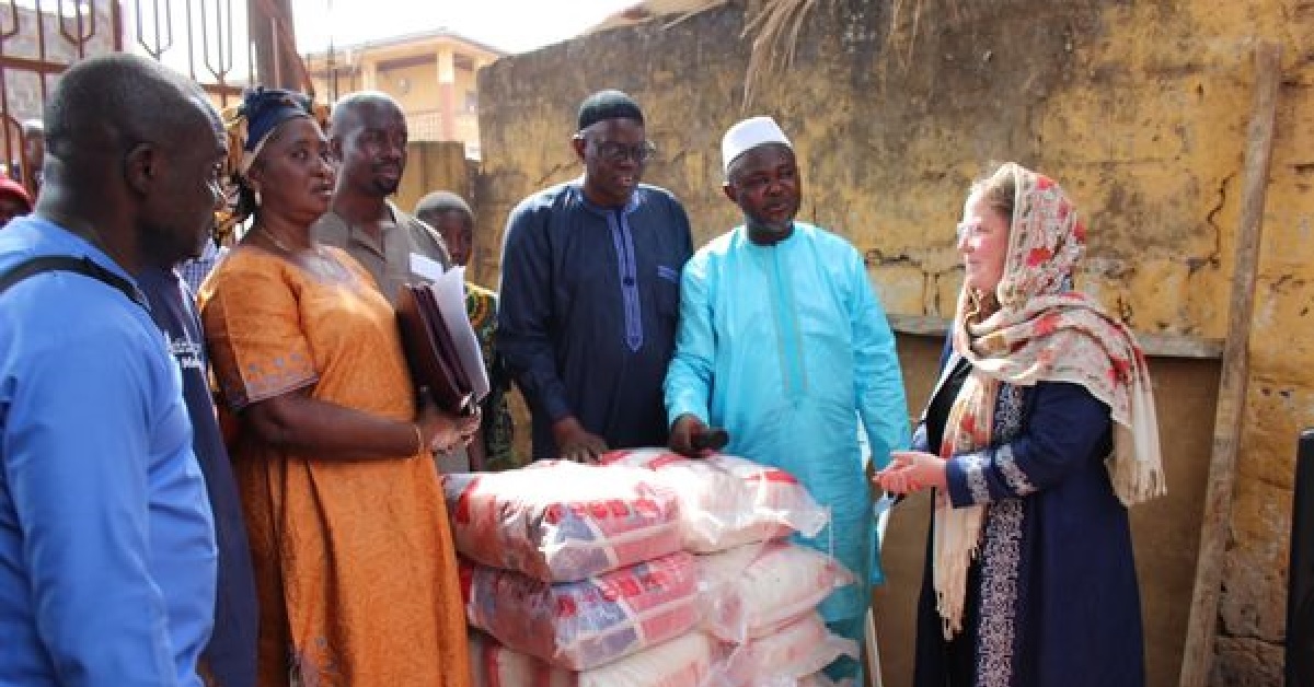 United States Embassy Donates Food Items to Muslims of Calaba Town Community