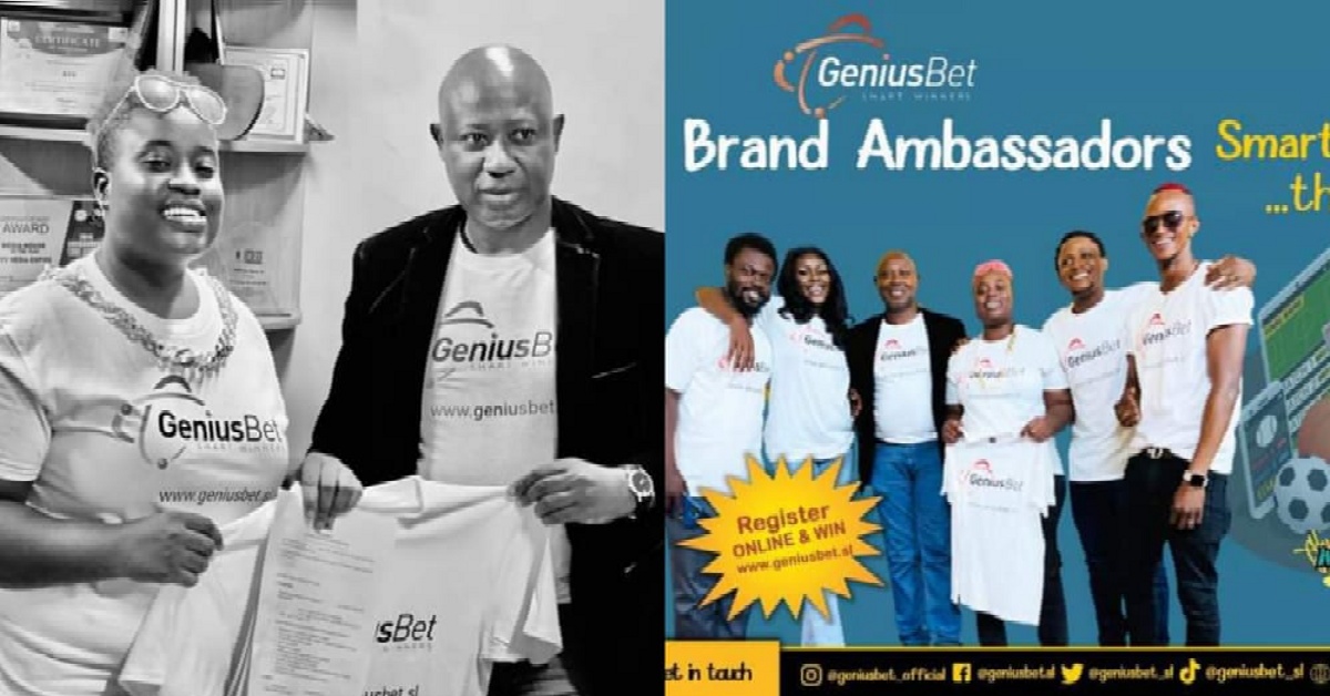 GeniusBet Sierra Leone Appoints First-Ever Brand Ambassadors.