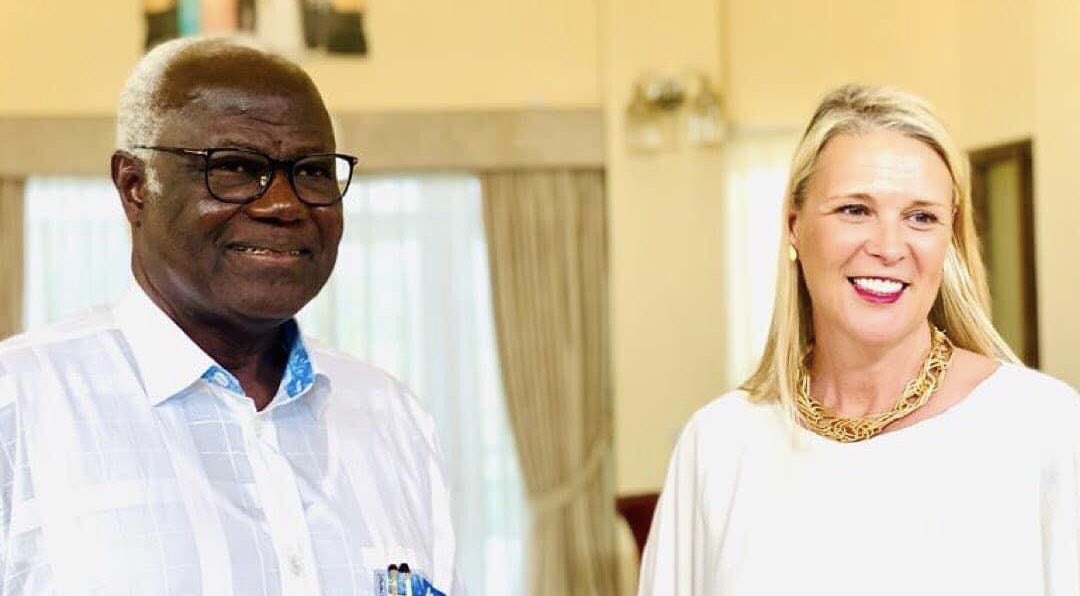 British High Commissioner to Sierra Leone, Lisa Chesney Meets Former President Ernest Bai Koroma