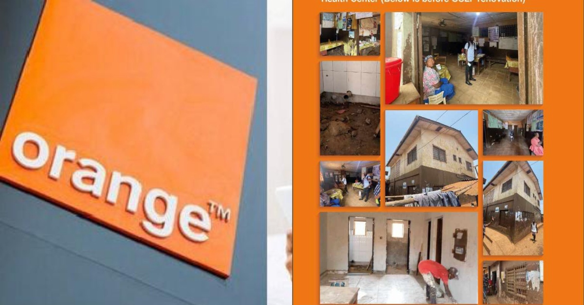 Orange Foundation Refurbishes Kroo Bay Community Health Center