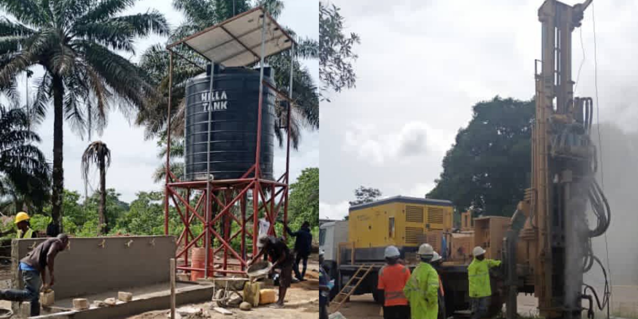 Seawright Mining Company Constructs Solar Power Borehole Water Facility for Five Communities in Kono District