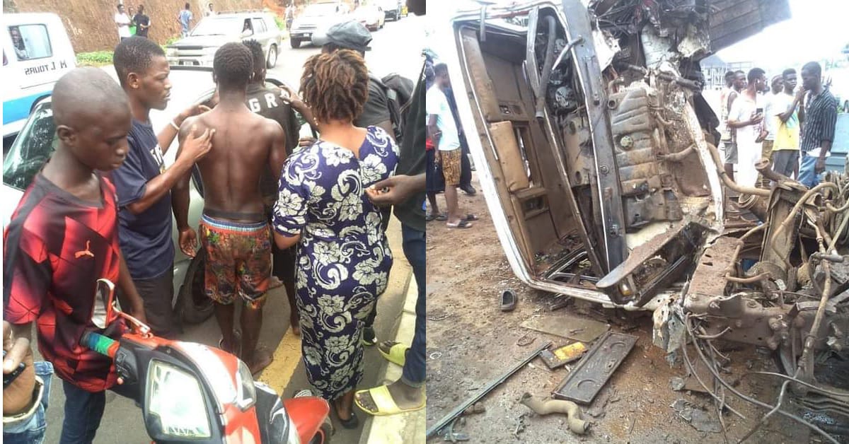 6 Injured in Gruesome Vehicular Accident as Truck Tumbles Over
