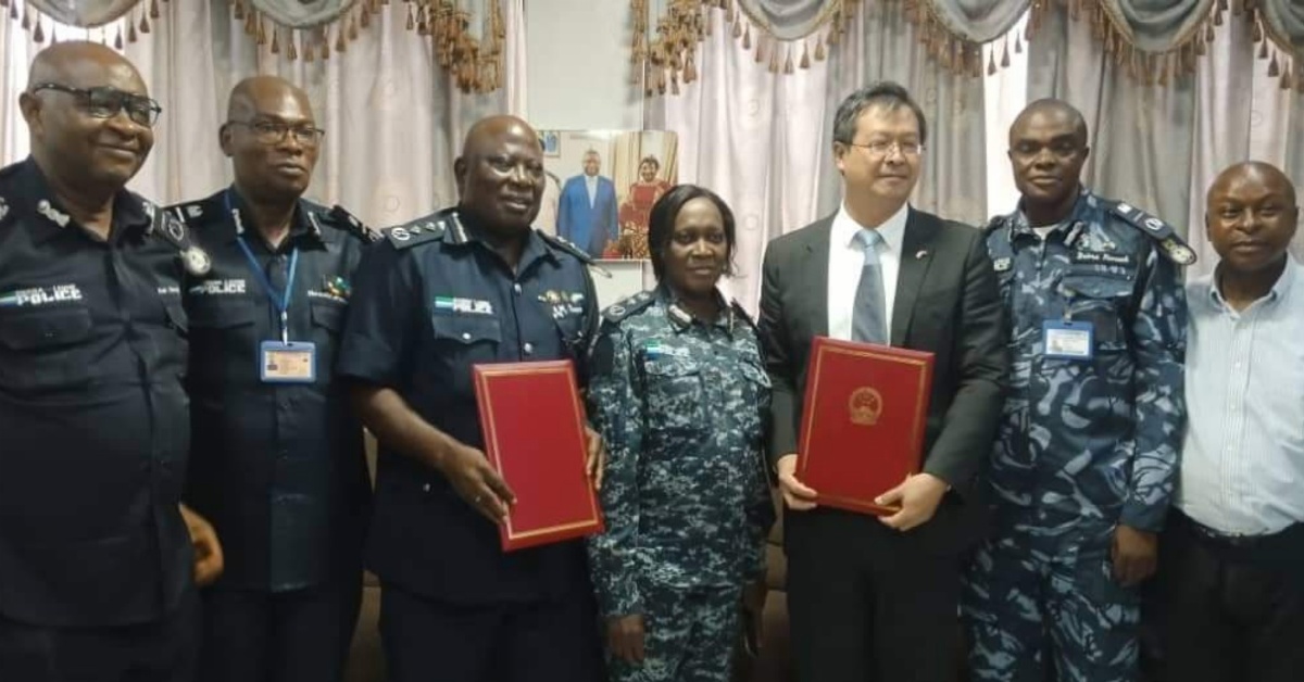 Chinese Embassy Boosts Sierra Leone Police With Media Gadgets
