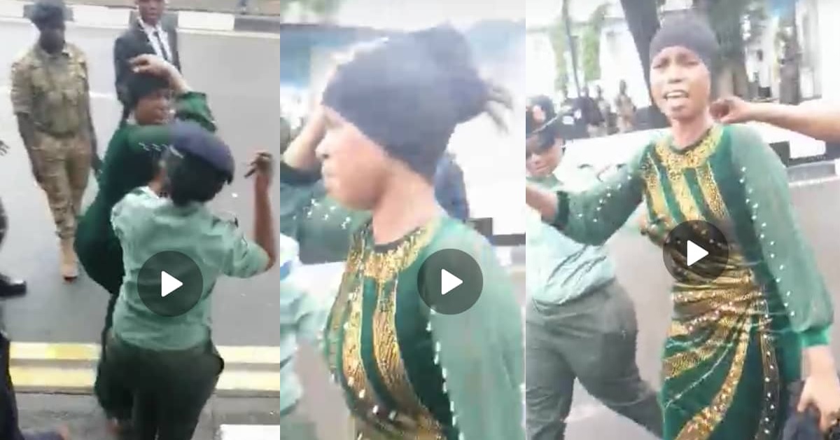 Sierra Leonean Hijabee Lady Molested By State House Officers (Video)