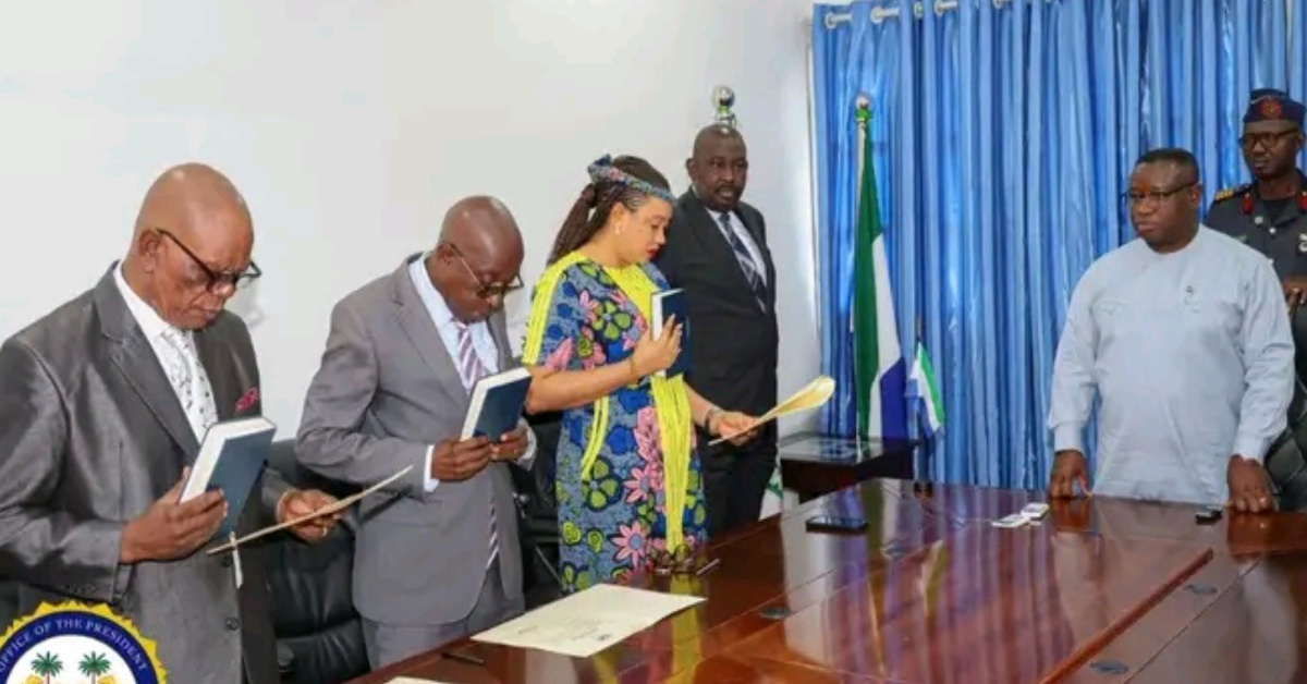 Three Presidential Appointees From The Judicial And Legal Service Commission Takes Oath of Office