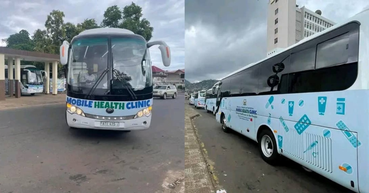 Government of Sierra Leone Rolls Out Mobile Health Clinic Buses to Offer Free Medical Services to Sierra Leoneans